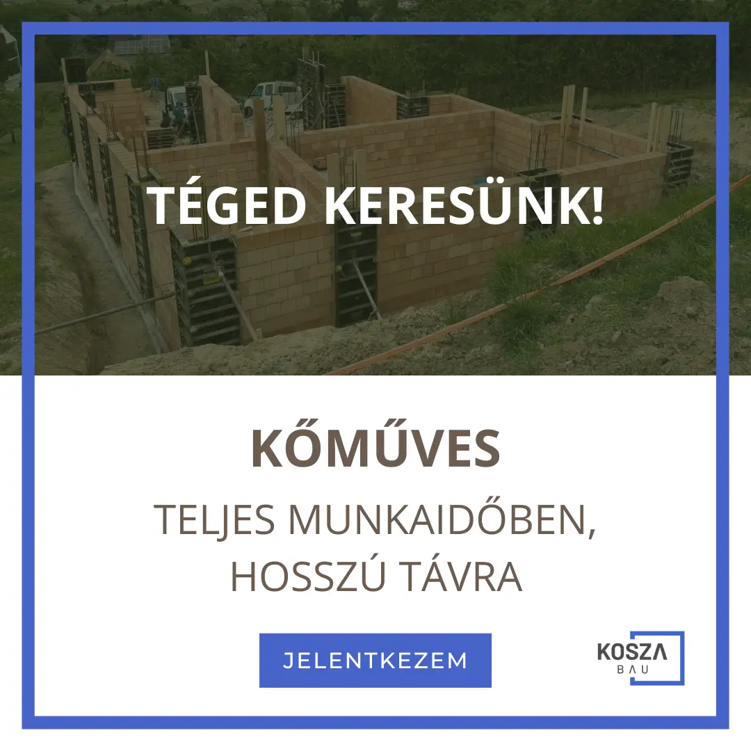 kőműves állás